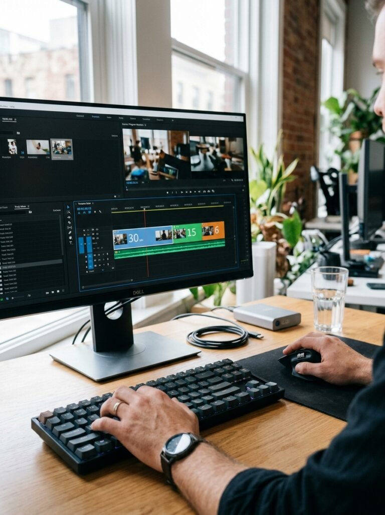 Línea de tiempo de edición mostrando versiones de video de distinta duración